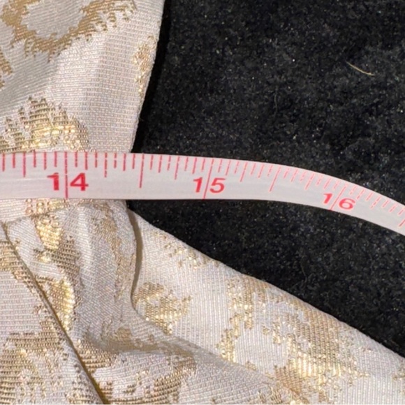 Lilly Pulitzer Cream and Gold Dress Size 4 - Picture 3 of 5